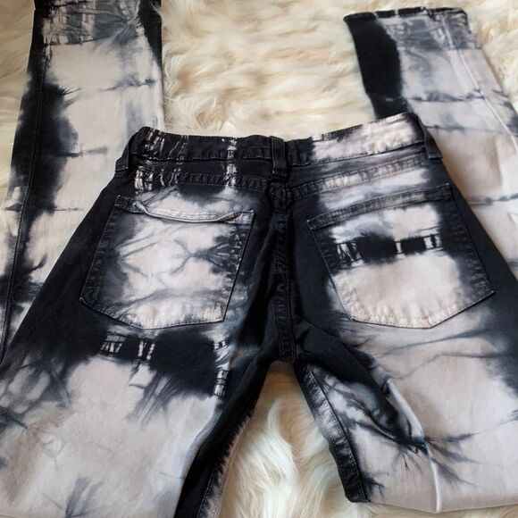 American Apparel The Slim Slack Lite Tie Dye Jeans Size 24 - Picture 3 of 7